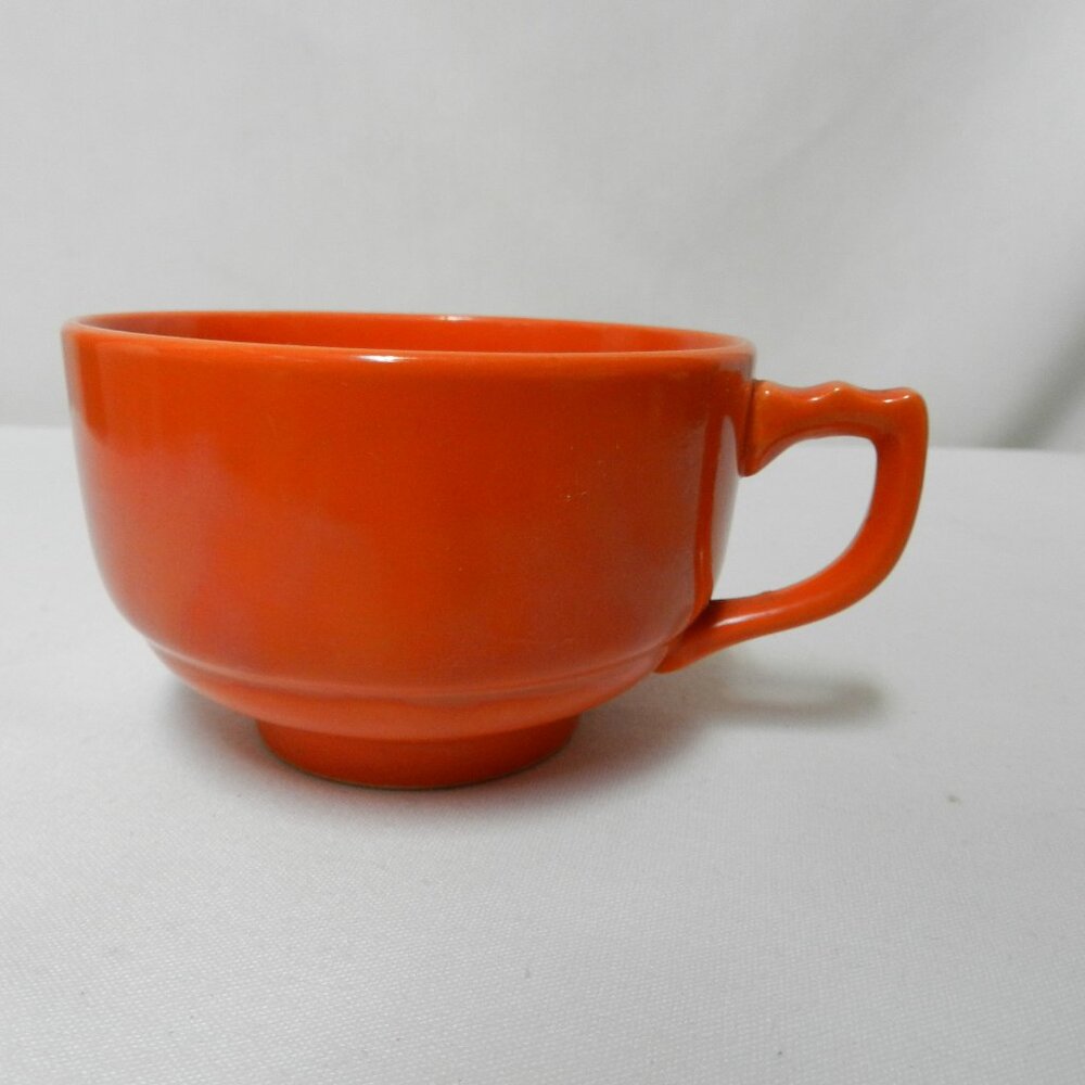Fiesta Homer Laughlin stoneware Peach Apricot cup mug